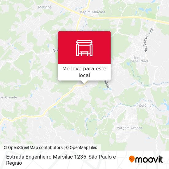 Estrada Engenheiro Marsilac 1235 mapa
