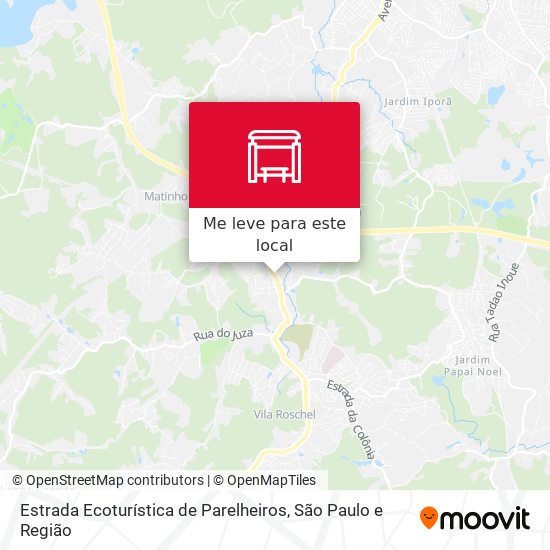 Estrada Ecoturística de Parelheiros mapa