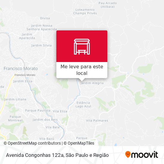 Avenida Congonhas 122a mapa
