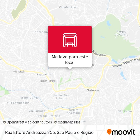Rua Ettore Andreazza 355 mapa