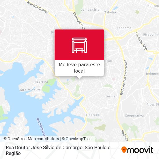 Rua Doutor José Silvio de Camargo mapa