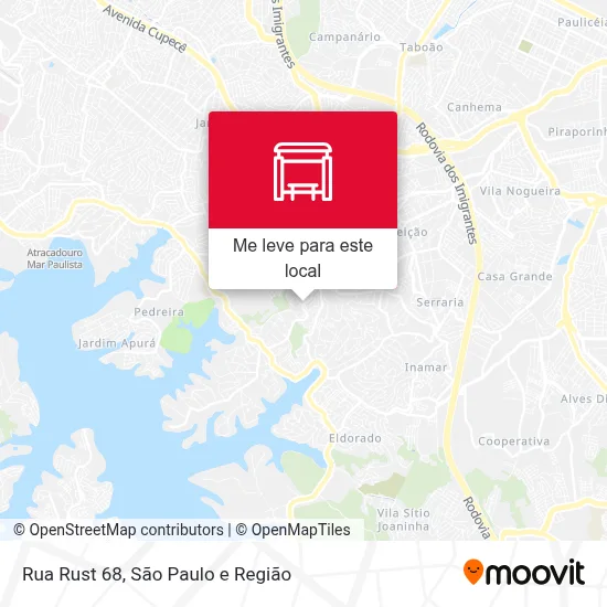 Rua Rust 68 mapa