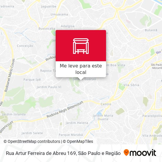 Rua Artur Ferreira de Abreu 169 mapa