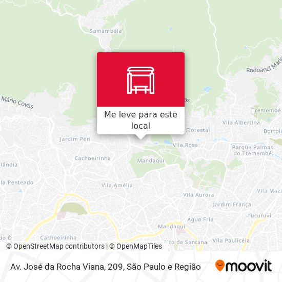 Av. José da Rocha Viana, 209 mapa