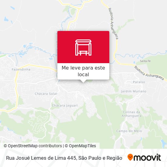 Rua Josué Lemes de Lima 445 mapa