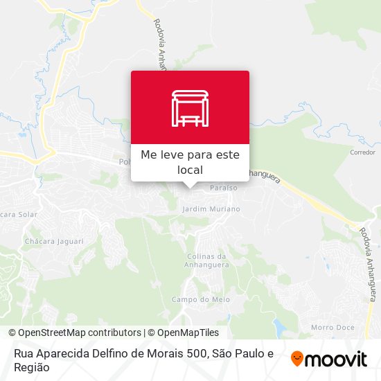 Rua Aparecida Delfino de Morais 500 mapa