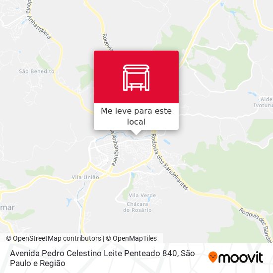 Avenida Pedro Celestino Leite Penteado 840 mapa