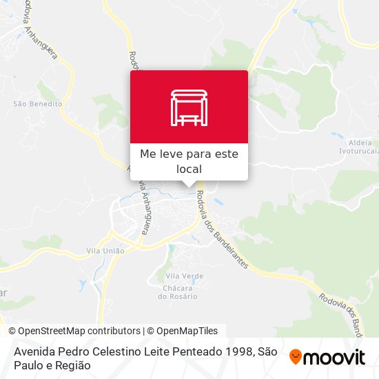 Avenida Pedro Celestino Leite Penteado 1998 mapa