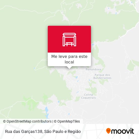 Rua das Garças138 mapa