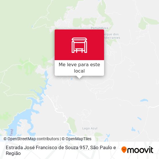 Estrada José Francisco de Souza 957 mapa