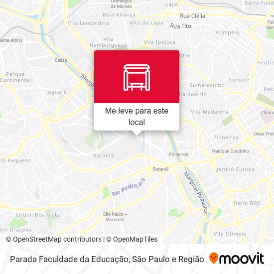 Av. da Universidade - Feusp - Butantã, São Paulo mapa