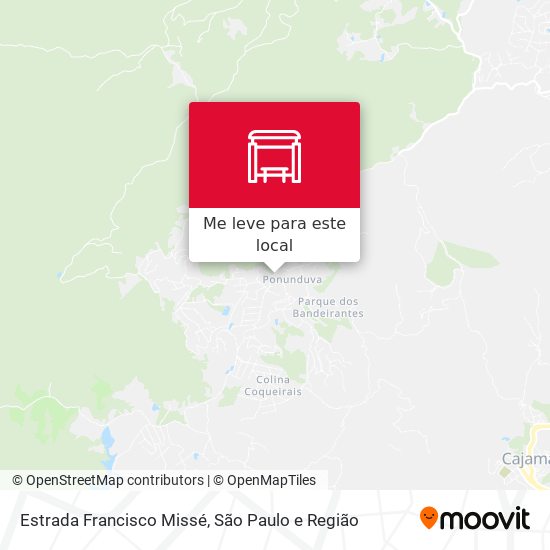 Estrada Francisco Missé mapa