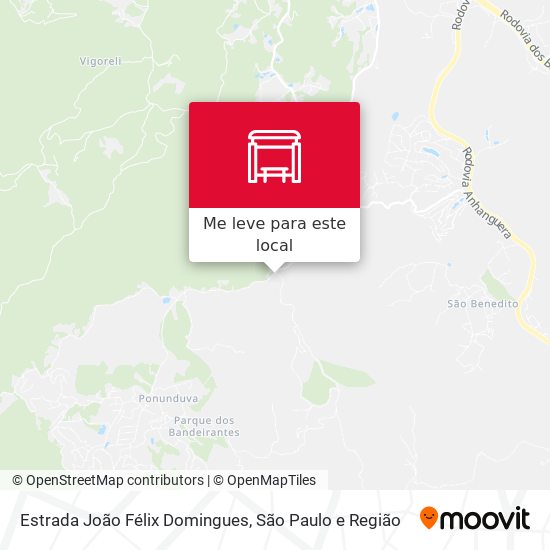 Estrada João Félix Domingues mapa