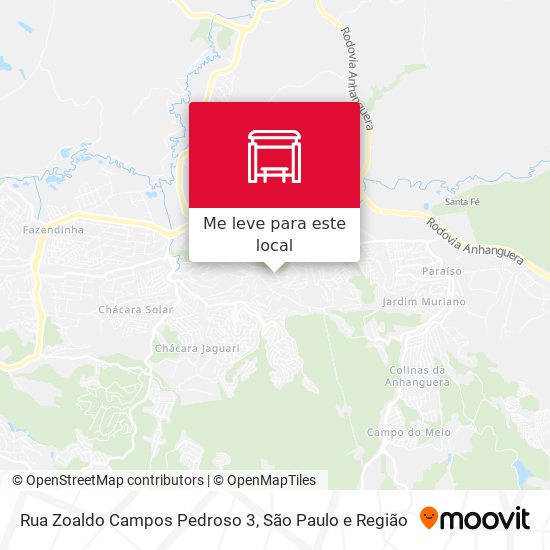Rua Zoaldo Campos Pedroso 3 mapa
