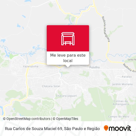 Rua Carlos de Souza Maciel 69 mapa