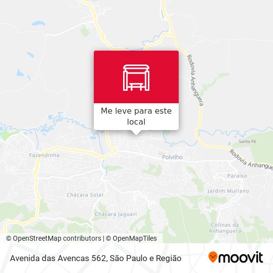 Avenida das Avencas 562 mapa