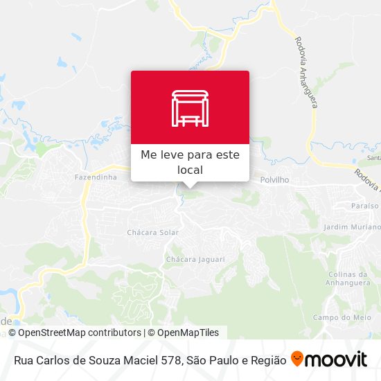 Rua Carlos de Souza Maciel 578 mapa