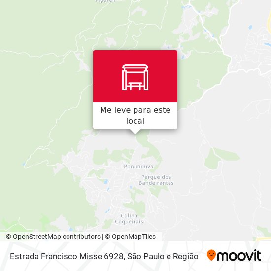 Estrada Francisco Misse 6928 mapa