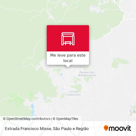 Estrada Francisco Misse mapa