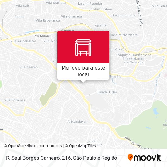 R. Saul Borges Carneiro, 216 mapa