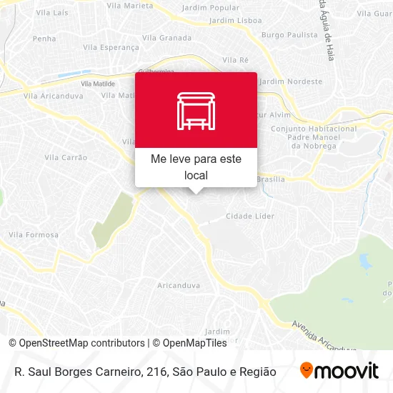 R. Saul Borges Carneiro, 216 mapa