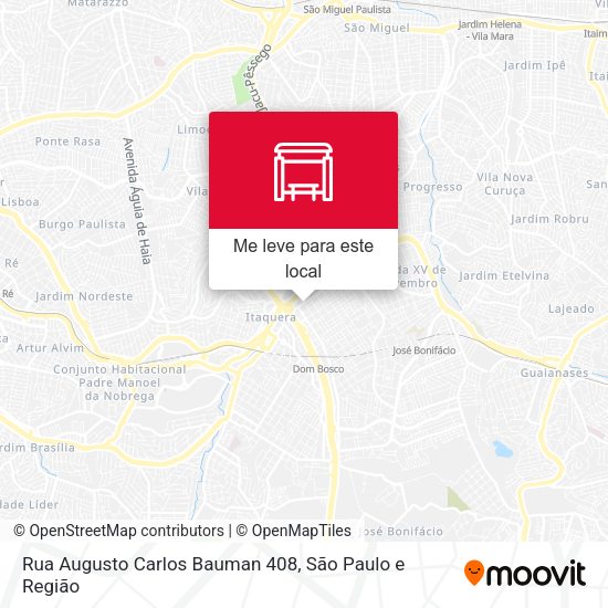 Rua Augusto Carlos Bauman 408 mapa