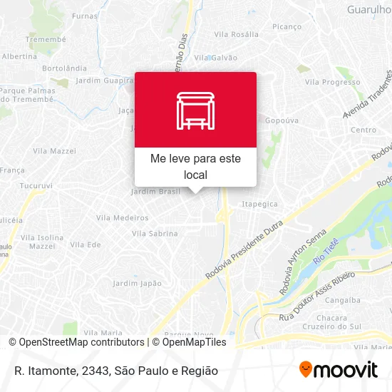 R. Itamonte, 2343 mapa