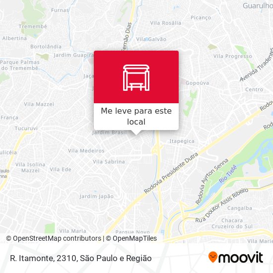 R. Itamonte, 2310 mapa