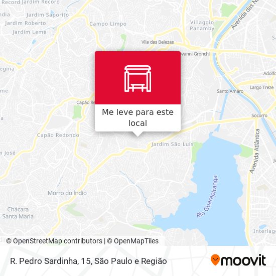 R. Pedro Sardinha, 15 mapa