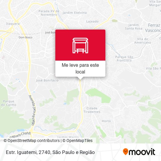 Estr. Iguatemi, 2740 mapa