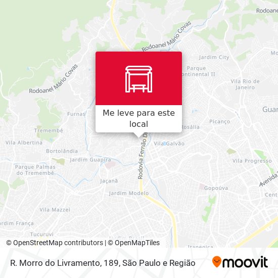R. Morro do Livramento, 189 mapa