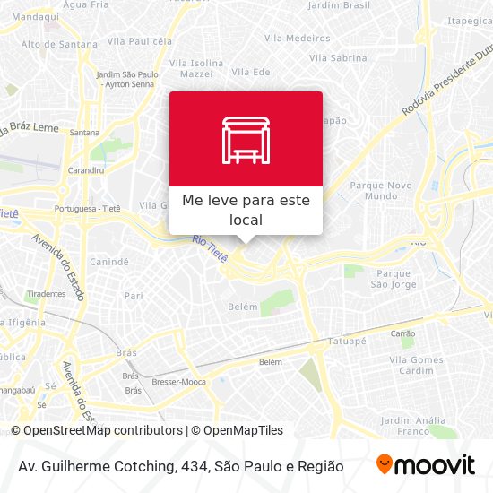 Av. Guilherme Cotching, 434 mapa