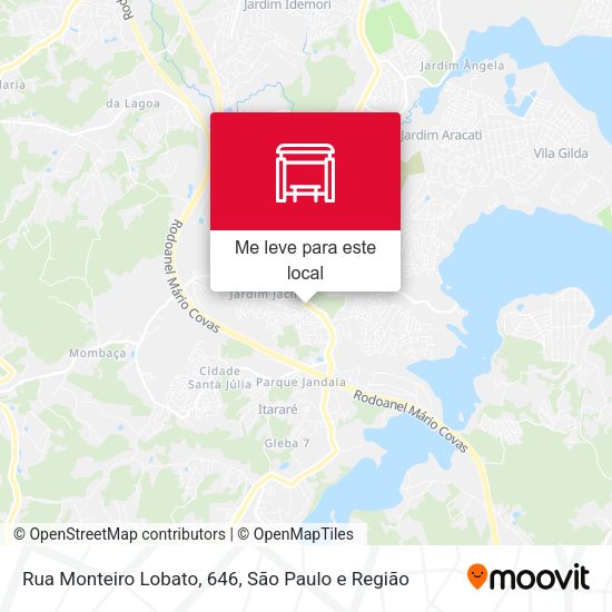 Rua Monteiro Lobato, 646 mapa