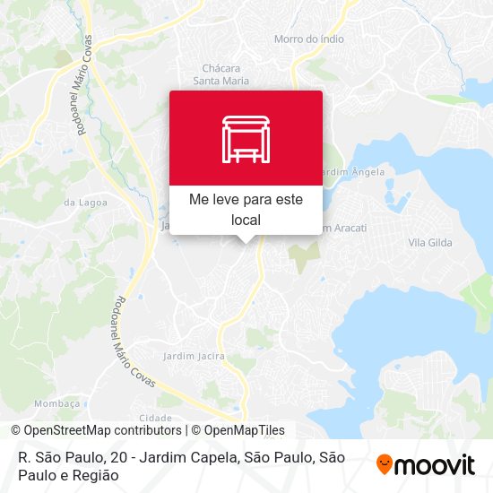 R. São Paulo, 20 - Jardim Capela, São Paulo mapa