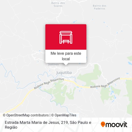 Estrada Marta Maria de Jesus, 219 mapa