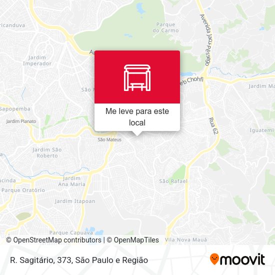R. Sagitário, 373 mapa