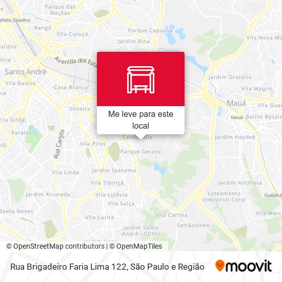 Rua Brigadeiro Faria Lima 122 mapa