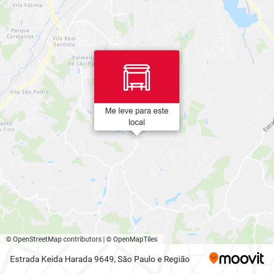 Estrada Keida Harada 9649 mapa