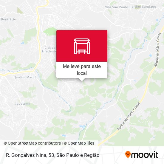 R. Gonçalves Nina, 53 mapa