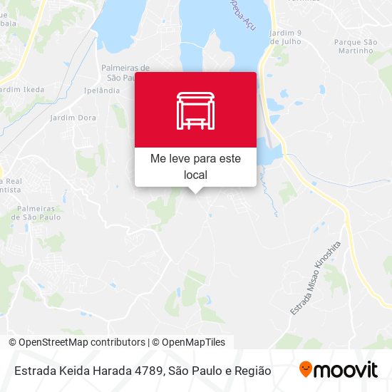 Estrada Keida Harada 4789 mapa