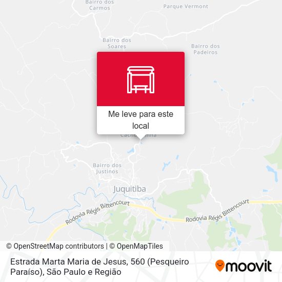 Estrada Marta Maria de Jesus, 560 (Pesqueiro Paraíso) mapa