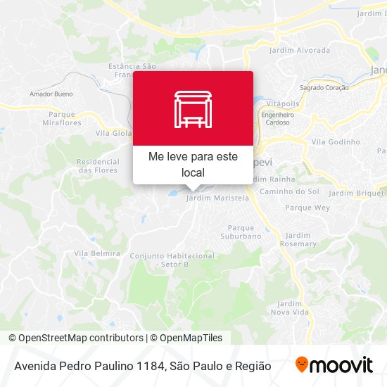 Avenida Pedro Paulino 1184 mapa