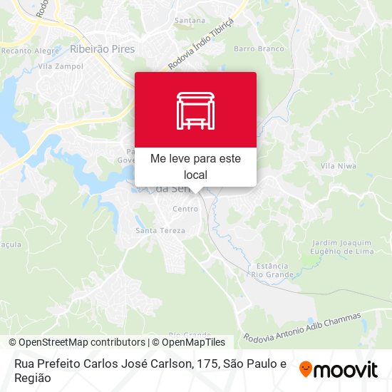 Rua Prefeito Carlos José Carlson, 175 mapa