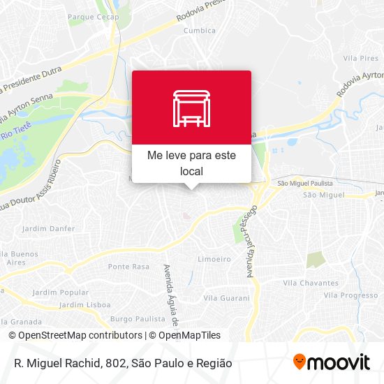 R. Miguel Rachid, 802 mapa