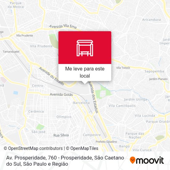 Av. Prosperidade, 760 - Prosperidade, São Caetano do Sul mapa