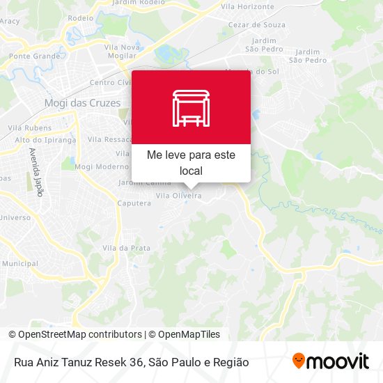 Rua Aniz Tanuz Resek 36 mapa