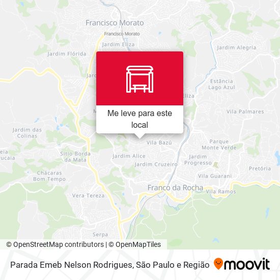 Parada Emeb Nelson Rodrigues mapa
