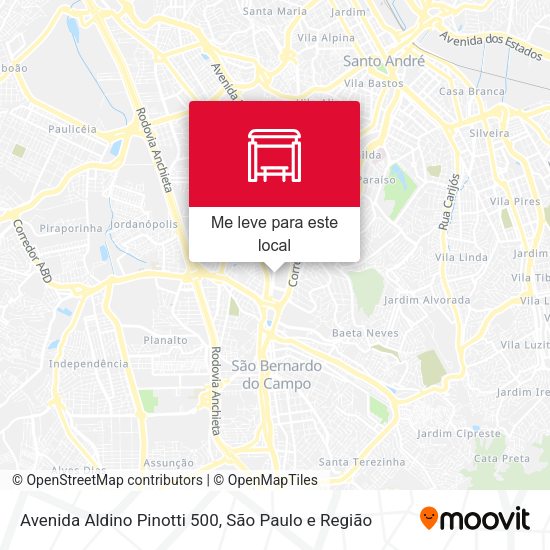 Avenida Aldino Pinotti 500 mapa