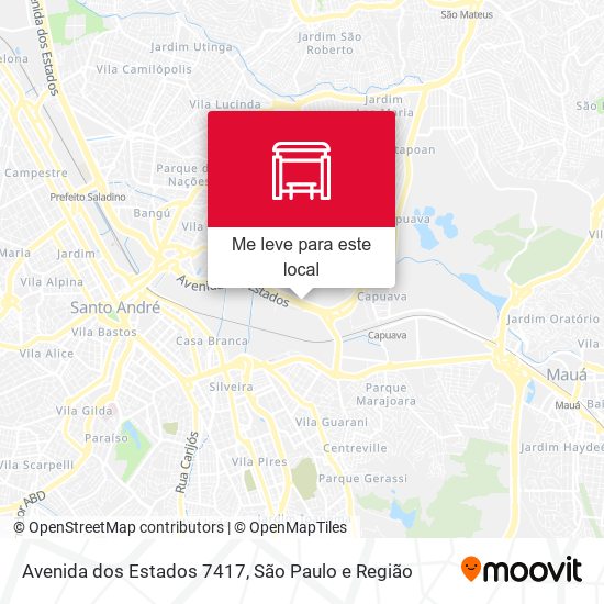 Avenida dos Estados 7417 mapa