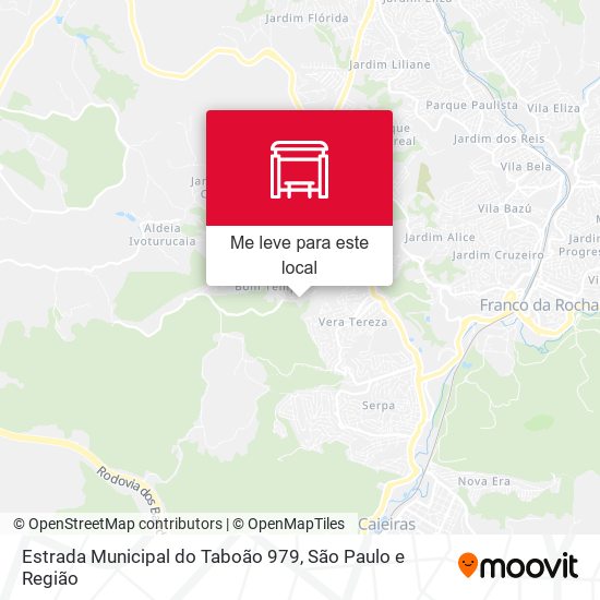 Estrada Municipal do Taboão 979 mapa
